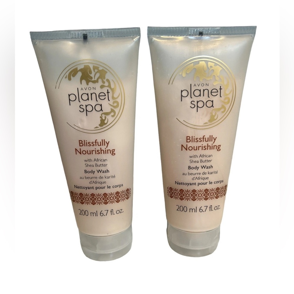 (2) Avon Planet Spa Blissfully Nourishing w/ African Shea Butter Body Wash